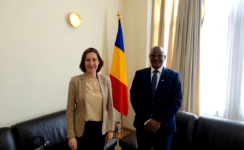 Visite de courtoisie de Madame Aude Maio-Coliche, nouvelle cheffe de Division Afrique Centrale du SEAE (Service Européen pour l’Action Extérieure)