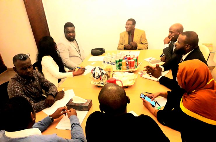 La DIASPORA TCHADIENNE DU BENELUX (DTB ASBL) en de visite de travail à l’Ambassade